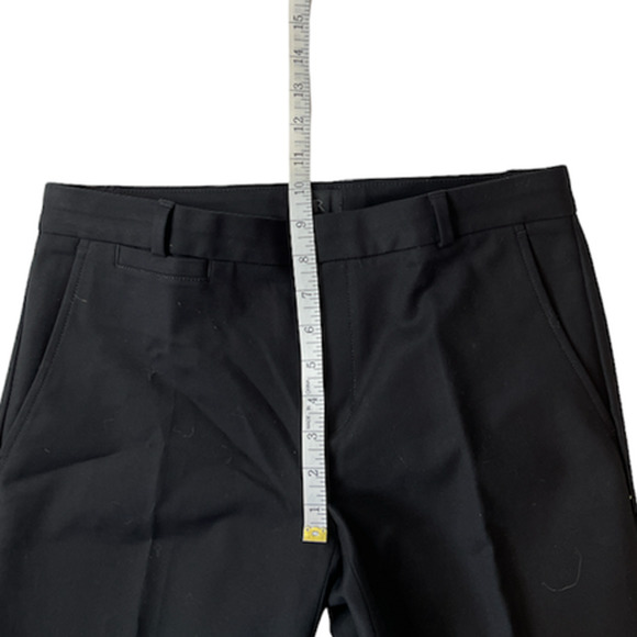 Banana Republic Black Pants with Leather Cuffs Size 4 - Picture 8 of 12